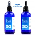 SilverCleanse 100ml Colloidal Silver Spray + 100ml Colloidal Silver Pipet + Super Twin Pack (20ppm) - Image 2