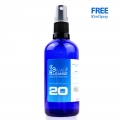 SilverCleanse 300ml Colloidal Silver (20 ppm) refill bottle + 30ml Spray - Ionic Immune Support!